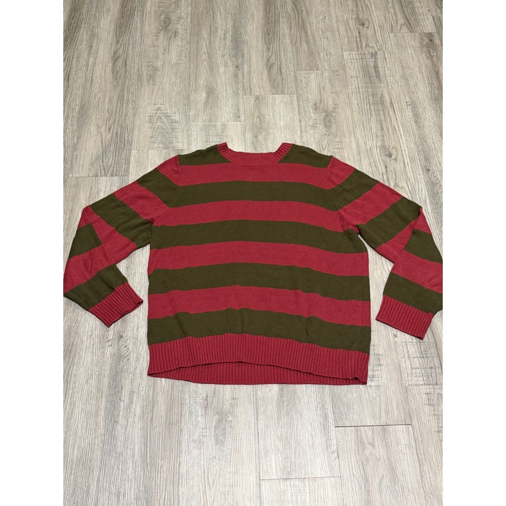 A Nightmare on Elm Street, Striped Sweater, Men, XXL